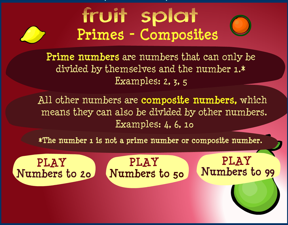 Primes and composites
